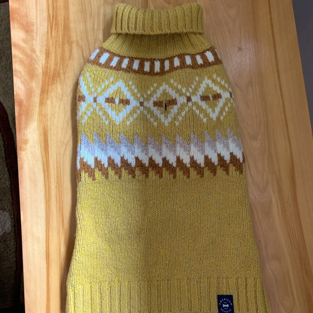 NWT American Beagle Fairisle sweater medium